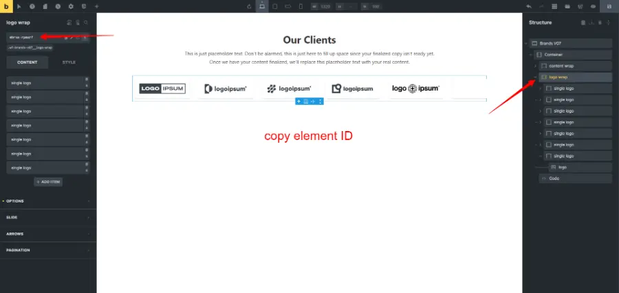 copy element ID